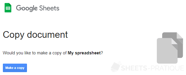 google sheets share copy document