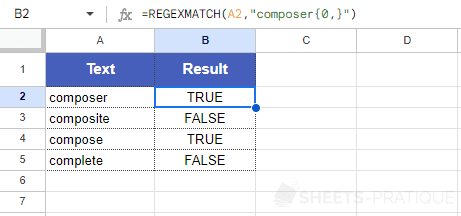 google sheets function regexmatch character class quantity 2