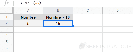 fonction personnalisee google sheets ajouter