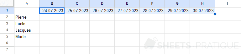 google sheets tableau dates format