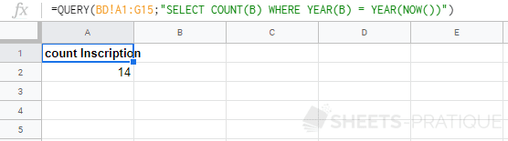 google sheets fonction query date year now fonctions scalaires